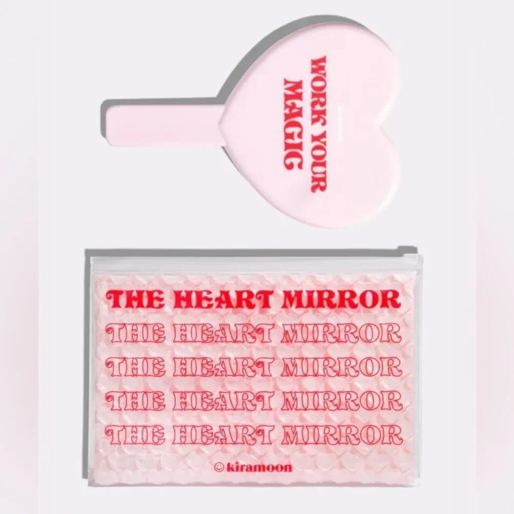 Kiramoon The Heart Mirror Hand Held Set Of 2 Reusable Bubble Bag Valentine‎ Gift